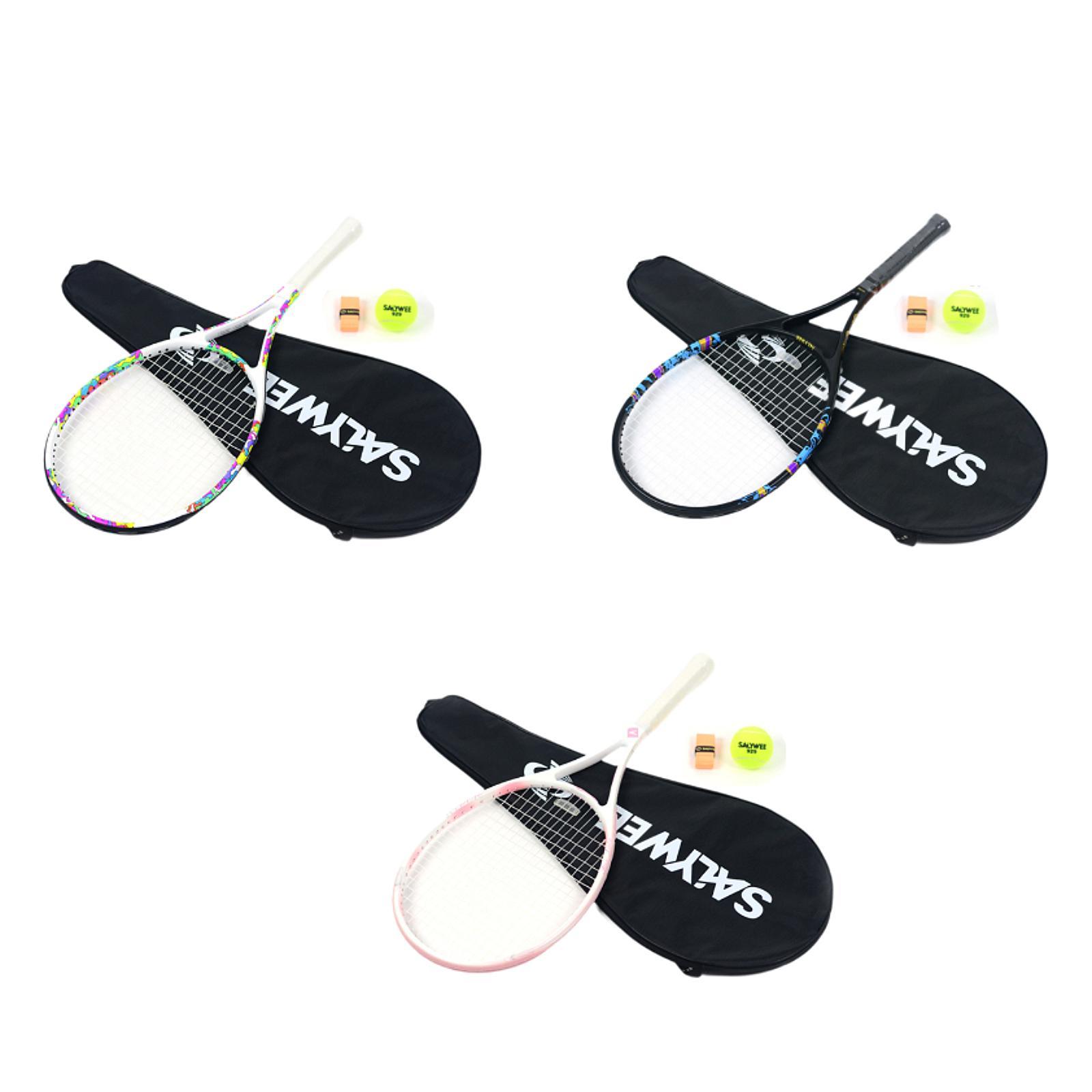 Kit Racchetta da Tennis Attrezzatura Racchetta da Tennis Moderna Ergonomica con Borsa Materiale per Allenamento per Donne Uomini Regalo di Compleanno