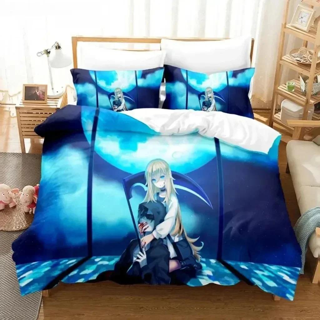 Anime Angels Of Death Bedding Set For Bedroom Soft Modern Bedspreads Comefortable Kids Duvet Cover Quilt Cover And Pillowcase