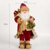 Christmas Decorations pink Santa Claus Dolls Standing Christmas Figurine Holiday Decoration Ornaments Layout Window Decoration