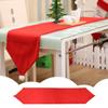 Christmas Hat Shaped Table Flag Suitable For Christmas Family Gatherings, Dinners, Washable Tablecloths