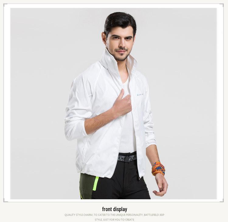 Ultra-Thin Waterproof Breathable Unisex Sports Windbreaker