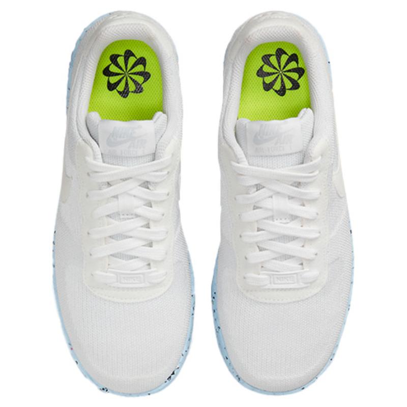 Nike Air Force 1 Low Crater Flyknit White Ice Blue Women's Sneakers DC7273-100