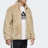 Adidas Jackets Men's Brown Stand Collar Moderate Soft Shell GL7418