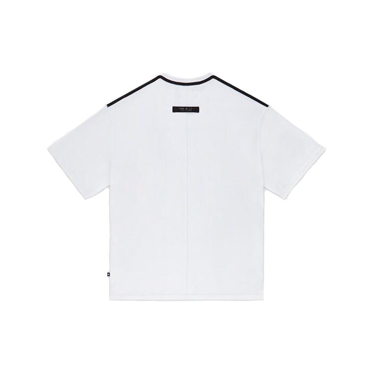 Converse Solid Color Loose Round Neck Short Sleeve Couple Style White Men's 10020975-A01
