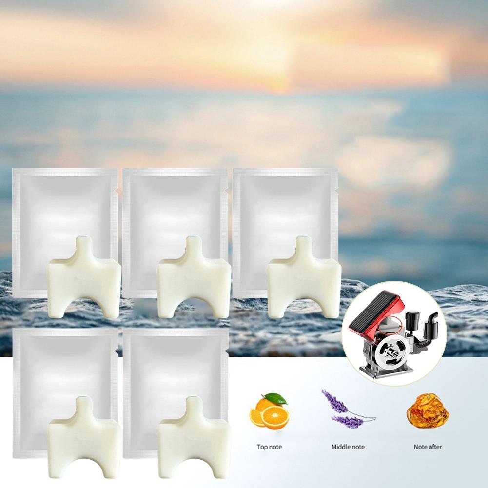 Rotating Diffuser Solar Powered Car Purifier Diatom Mud Material