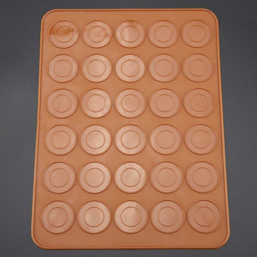Round Macaron Sheet Silicone Macaron Mat for Microwave Ovens and Refrigerators