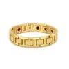 Titanium Steel Magnetic Bracelet Men Geometric Design Anti-Fatigue Stainless Jewelry Cycling Outdoor Activities