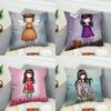 SSantoro Gorjuss Pillow Case For Car Sofa Decorative Home Doublesided Print Plush Square Throw Pillow Cushion Cover