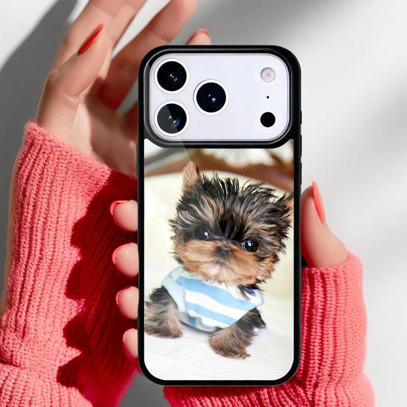 Yorkshire Terrier Yorkie Dog Pet Animal Phone Case for iPhone 17 Air 16e 15 14 13 Pro Max Back Cover for 12 11 Pro Coque