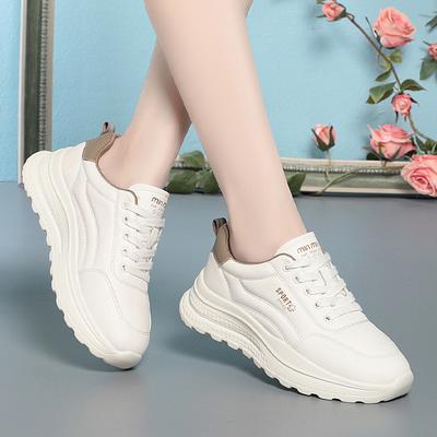 Pantofi sport casual ușori pentru femei, pantofi de toamnă albi, confortabili, cu talpă moale, pentru călătorii, pantofi de călătorie, pantofi sport pentru femei noi