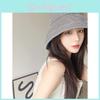 Fashionable Checkered Bucket Hat For Women Adjustable Size Uv Protection Summer Cap