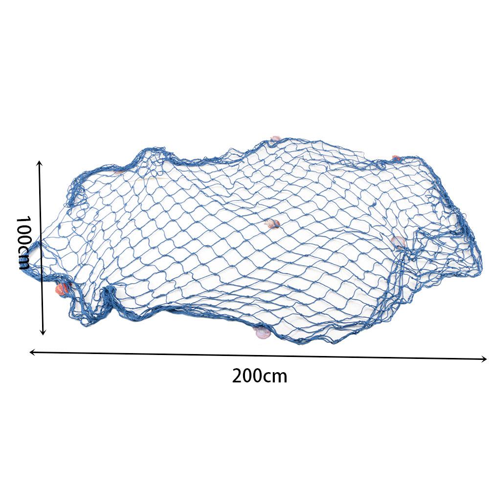 Nautical Ocean Theme Starfish Decorative Fishing Net Home Wall Decor Shell Nets Mediterranean Style