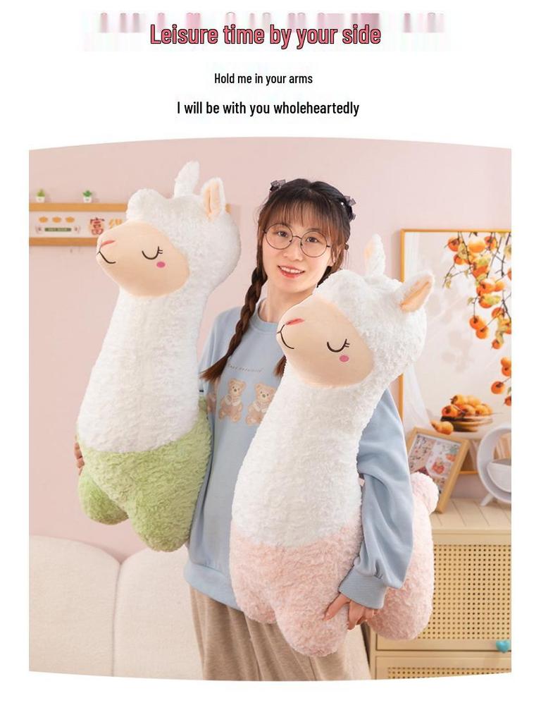 Adorable Alpaca Plush Pillow Toy – Perfect for Bedtime or Birthday Gifts for Girls