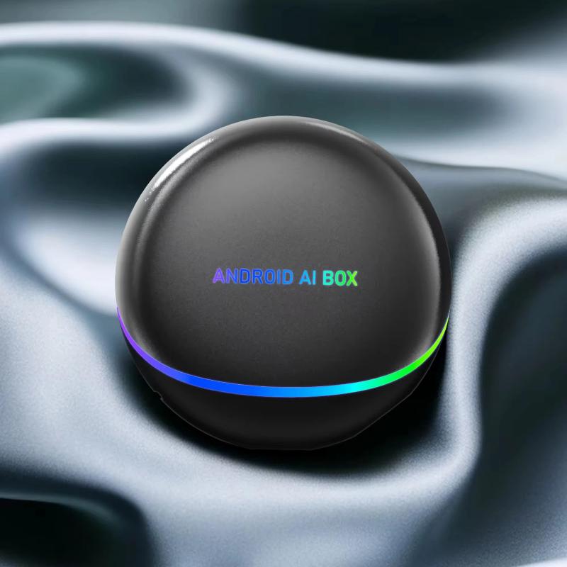 CarPlay TV AI Multimedia Box, 8GB+128GB, Portable Wireless Android Car Adapter with HDMI Output