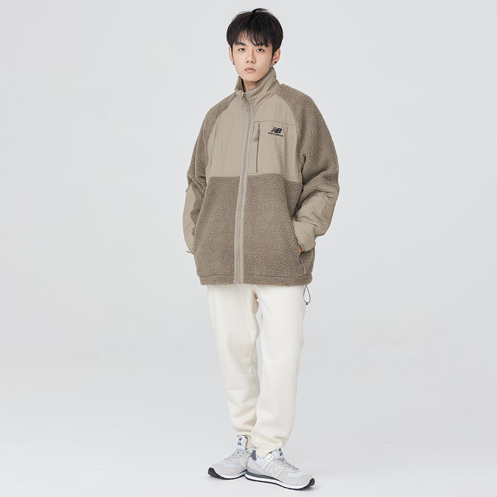 New Balance Lifestyle Cotton Warm Coat Asia Sizing 'Brown Beige' Men's AMJ23326-DRI