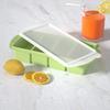 Large Capacity Rectangular Ice Cube Mold with Lid Stackable Freezer Trays for Bottles Beverages Long Cubes Mould Kitchen Items