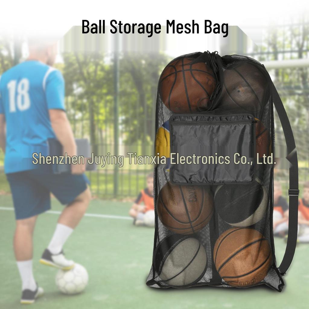 Large Capacity Sports Ball & Toy Storage Net Bag