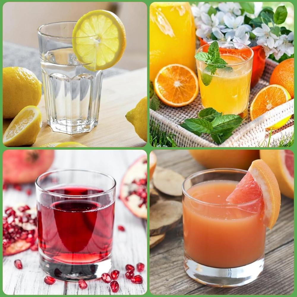 Portable Lemon Juicer Lightweight juicing tool, washable manual juicer Includes strainer accessory, suitable for lemons and oran