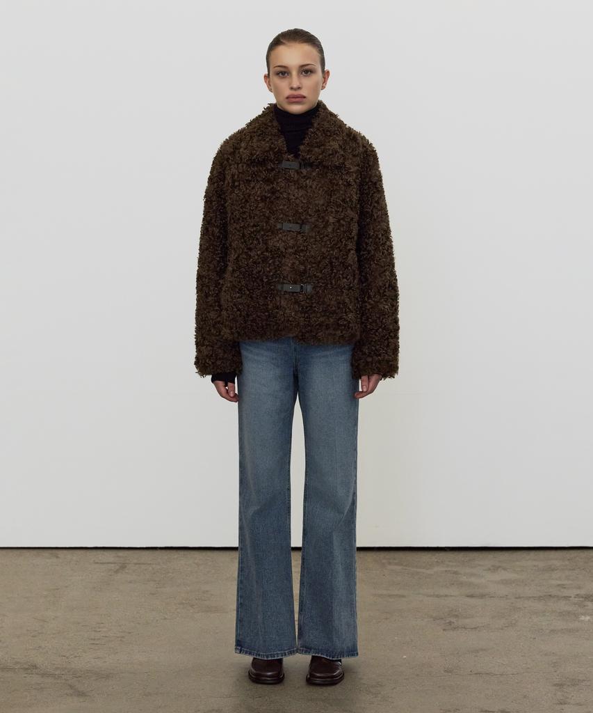 Ellioti Poodle Fur Jacket_3Color