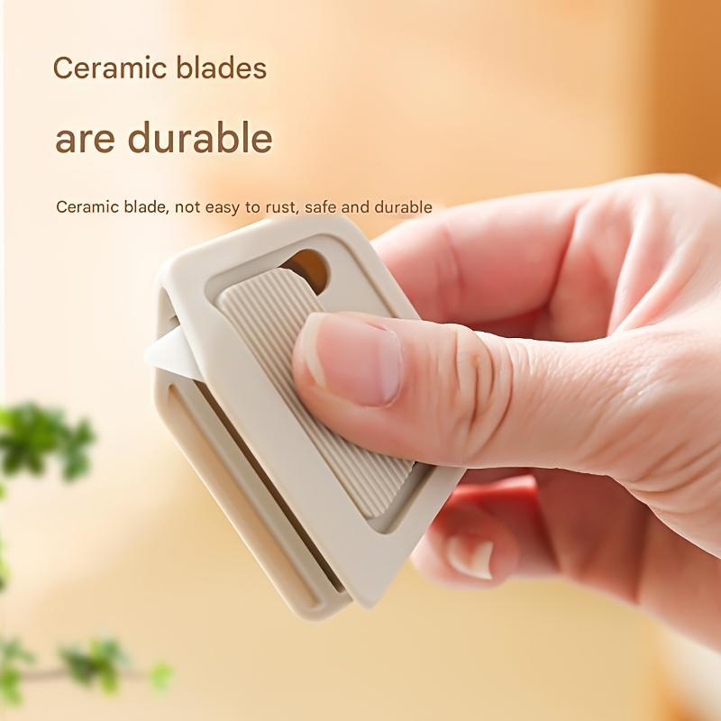 Magnetic Portable Unboxing Knife, Ceramic Blade, Express Unboxing Knife, Unboxing Artifact Blade, Automatic Rebound Unboxing Knife