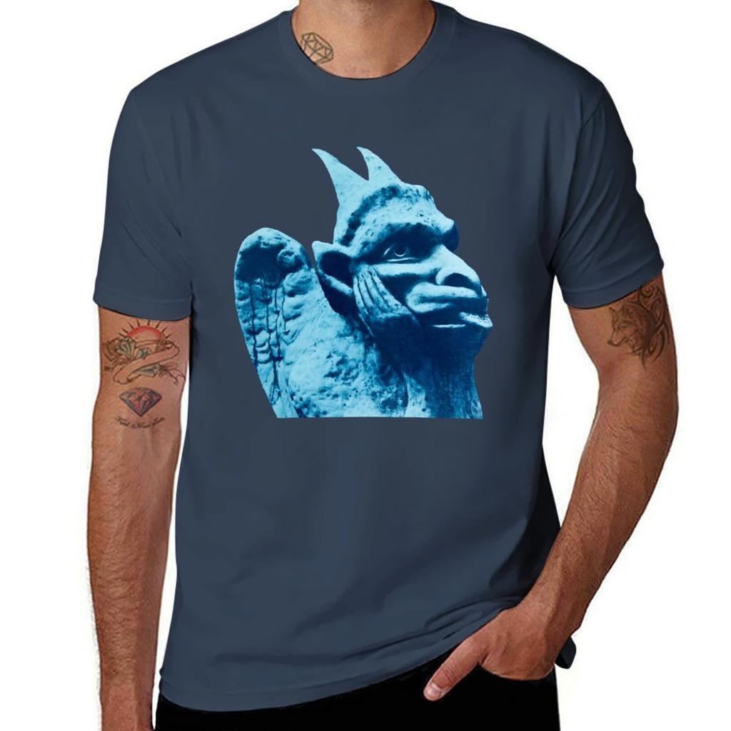 Rem Chronic Town Gargoyle Tshirt Simple Solid Color Crew Neck Tee