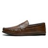 Penny Loafers Shoes For Men Boat Shoes Business Large Size 46 47 Leather Man Moccasins Mens Driving Casual Shoe Slip On Flats