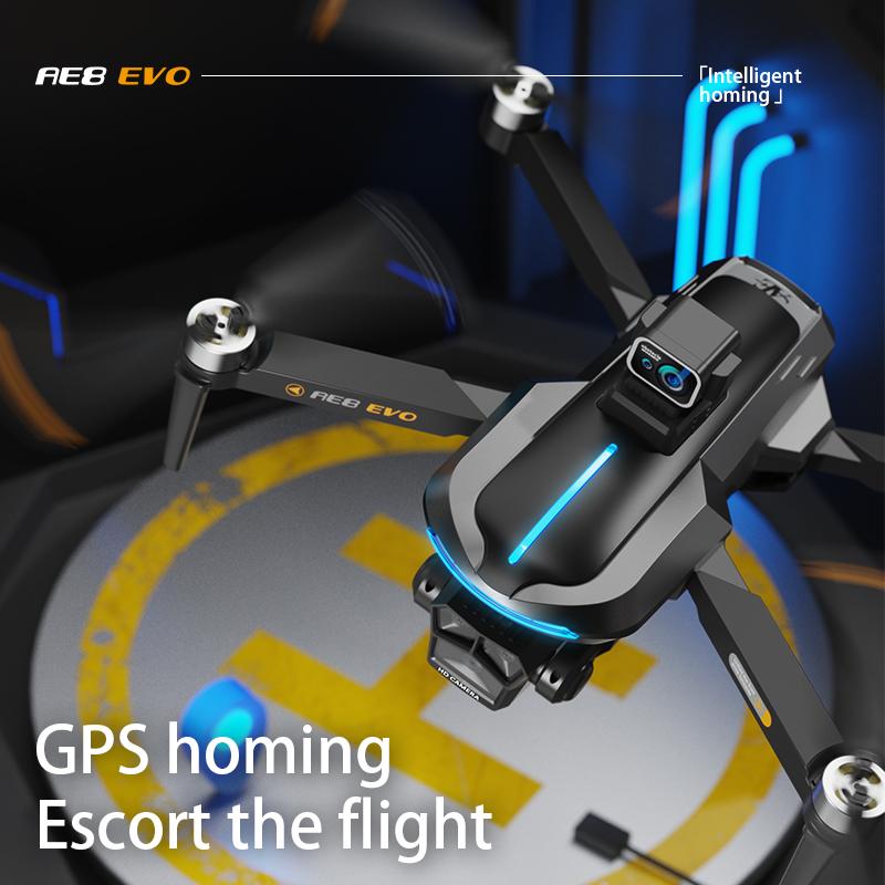 AE8 GPS Drone Professional 8K Dual Lens Camera Brushless  Obstacle Avoidance FPV with Large Screen Remote Control Folding Drone