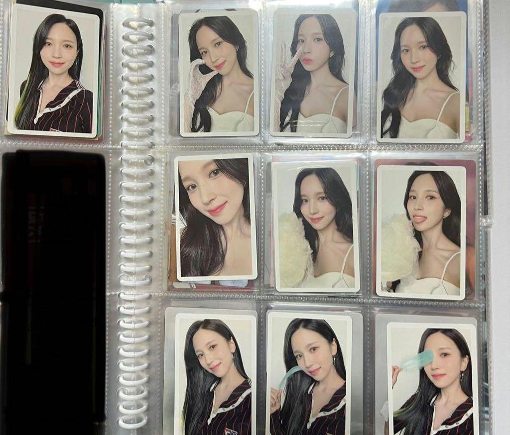 [USED] TWICE Harehare Mina Edition Trading Card Complete Set