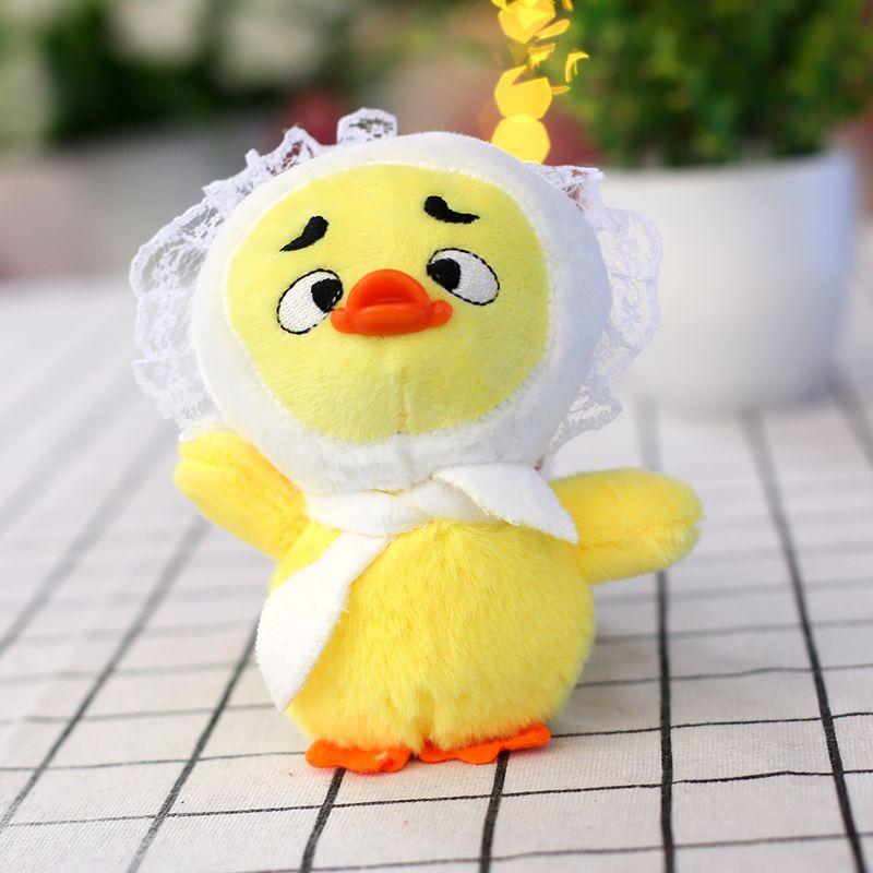 Creative Cartoon Annoying Duck To Work So Annoying Duck Plush Toy Doll Pendant Little Duck Bag Hanging Decoration