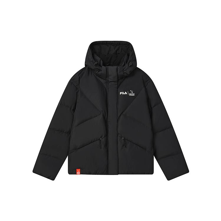 New FILA Down Jacket Women's Jet Black F11W249903F-BK