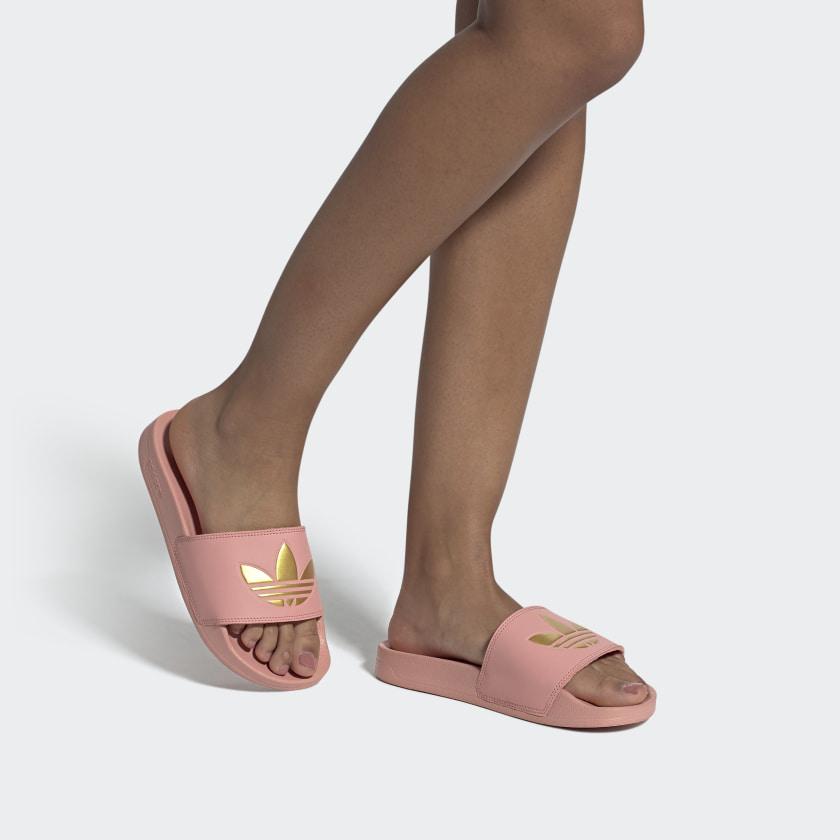 adidas Adilette Lite 'Trace Pink Gold' Women's FW0543