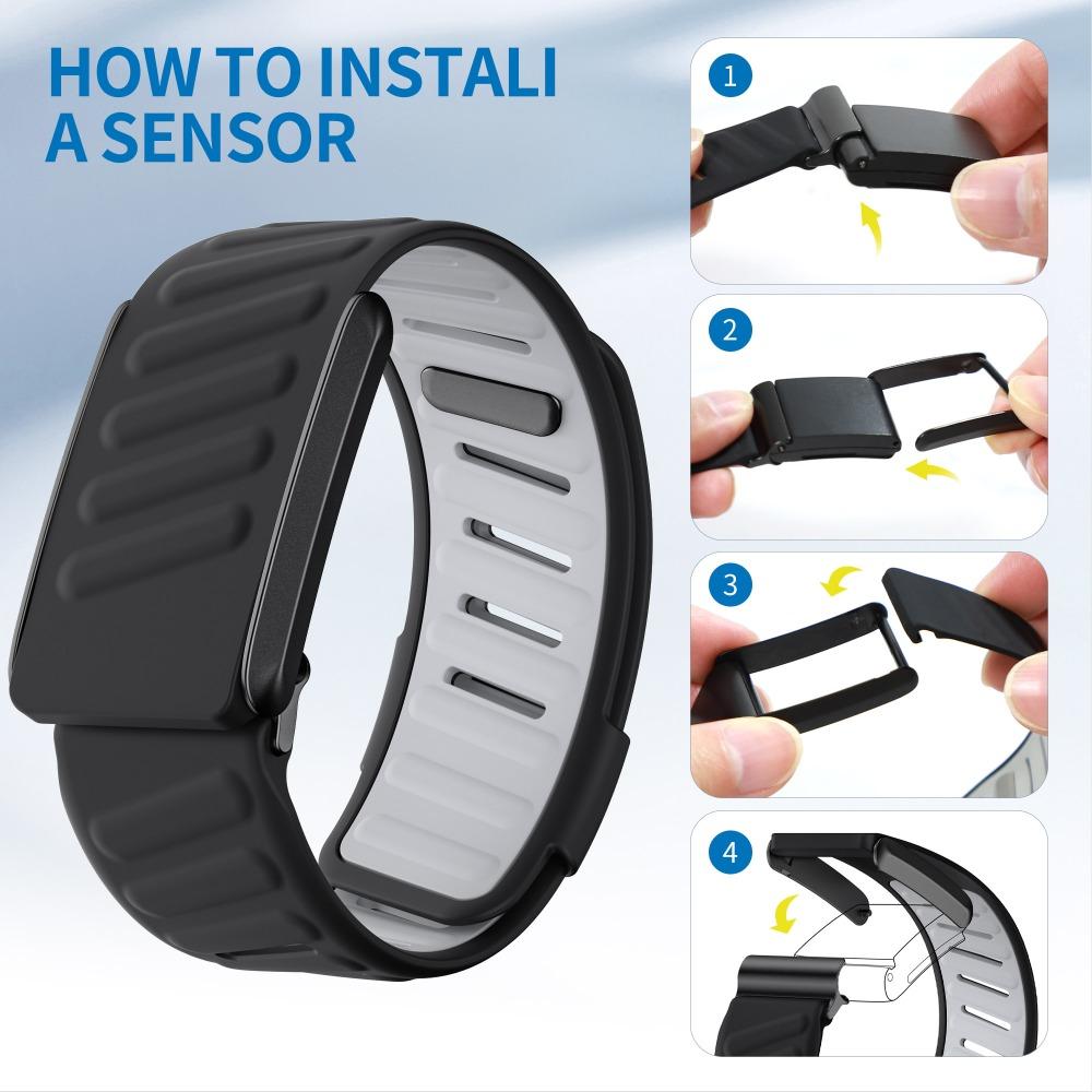 Compatible with WHOOP 5.0 / For Whoop MG WristBand Soft-Touch Silicone Waterproof Sweatproof Soft Adjustable Rubber Band for Whoop 5.0/MG