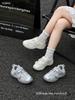 Girls' Breathable Mesh Princess Flower Sports Shoes - Trendy Autumn 2026 Style