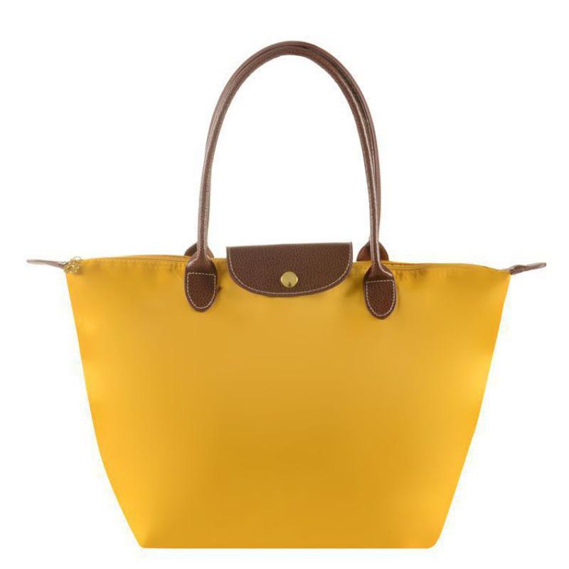 Einteilige Damen-Umhängetasche mit einer Schulter: Knödel-Stil, Faltbare Reise-/Einkaufs-/Mami-Tasche, Kostenloser Versand