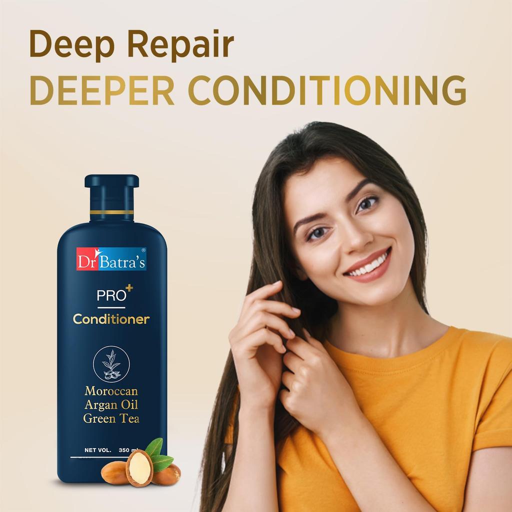Dr Batra's Pro Conditioner 350 ml Hair Repair Moisturizing Frizz Control Damage Repair Sls Paraben Free