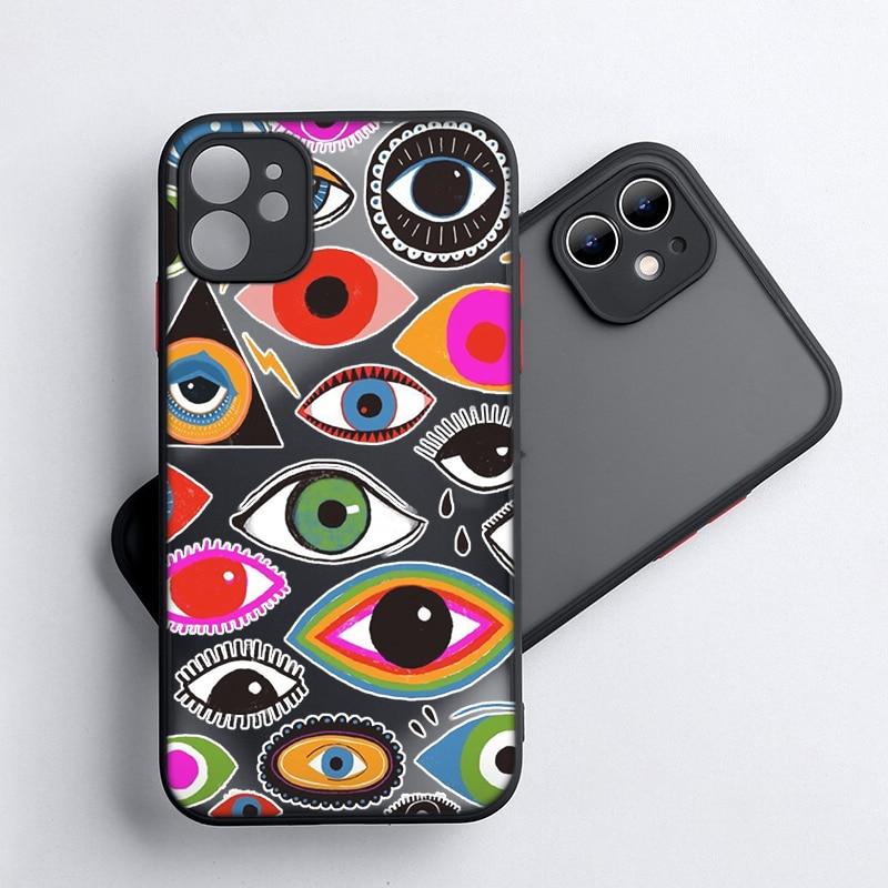 Fashion Evil eye Phone Case for iPhone 11 12 13 pro XS MAX 8 7 6 6S Plus X 5S SE 2020 XR mini