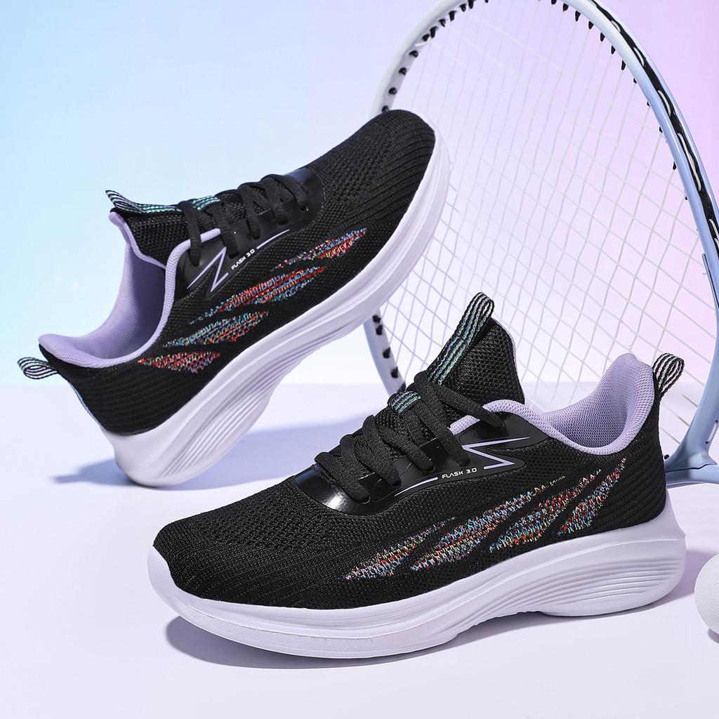 New fly-woven mesh sports and leisure shoes women's soft-soled lightweight running shoes