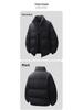 Trendy Warm Stand Collar Solid Color Down Jacket
