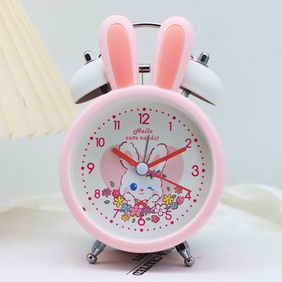 Rabbit Alarm Clock for Junior High School Students, Special for Primary School Students To Wake Up Artifact, Children and Girls' Cute Bedroom