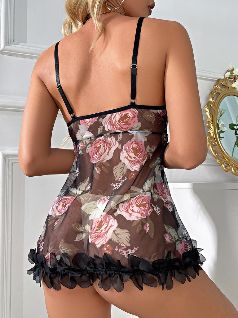 Sexy Underwear One-piece Perspective Ebay Explosion Suspender Pure Desire Wind Lace