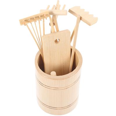 Wooden Miniature Rake for Zen Sand Pattern Miniature Stress Desk Gift Gardening, Drawing, Garden, Sandbox, Meditation, Mindfulness, Relief,