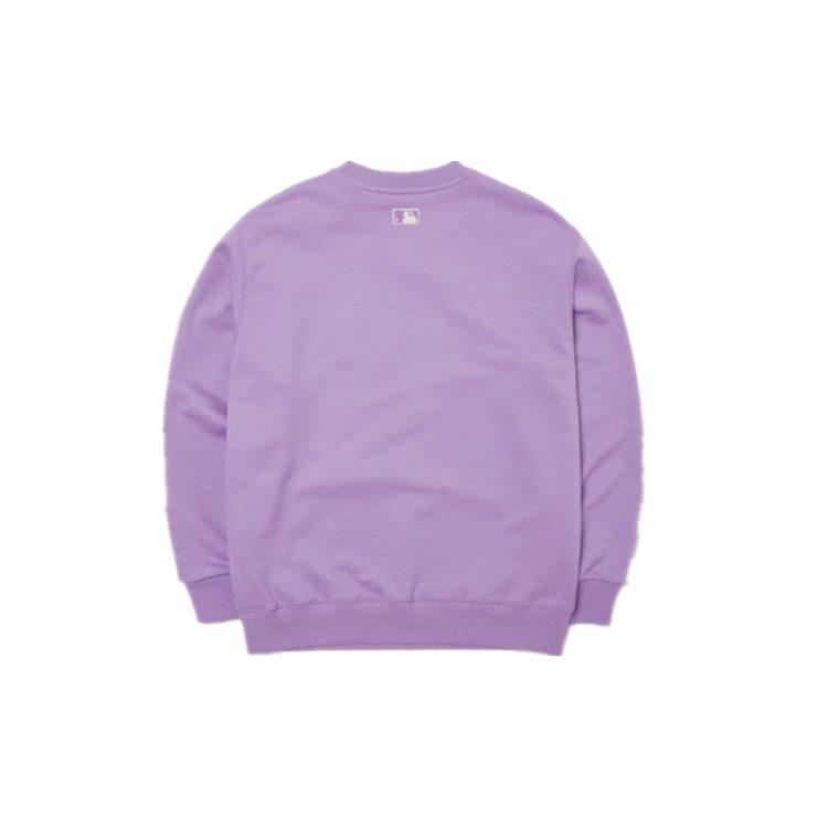 MLB Sweatshirts Unisex Violet Crew Neck Moderate Regular 3AMTS0214-07LDS