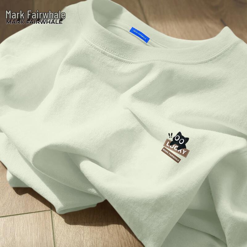 Mark Fairwhale Men's Lucky Cat Graphic Cotton T-Shirt