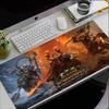 Podložka pod myš s tématem Total War, Protiskluzová gumová základna, Multifunkční kancelářská a domácí dekorace, Ideální pro personalizaci pracovního prostoru.