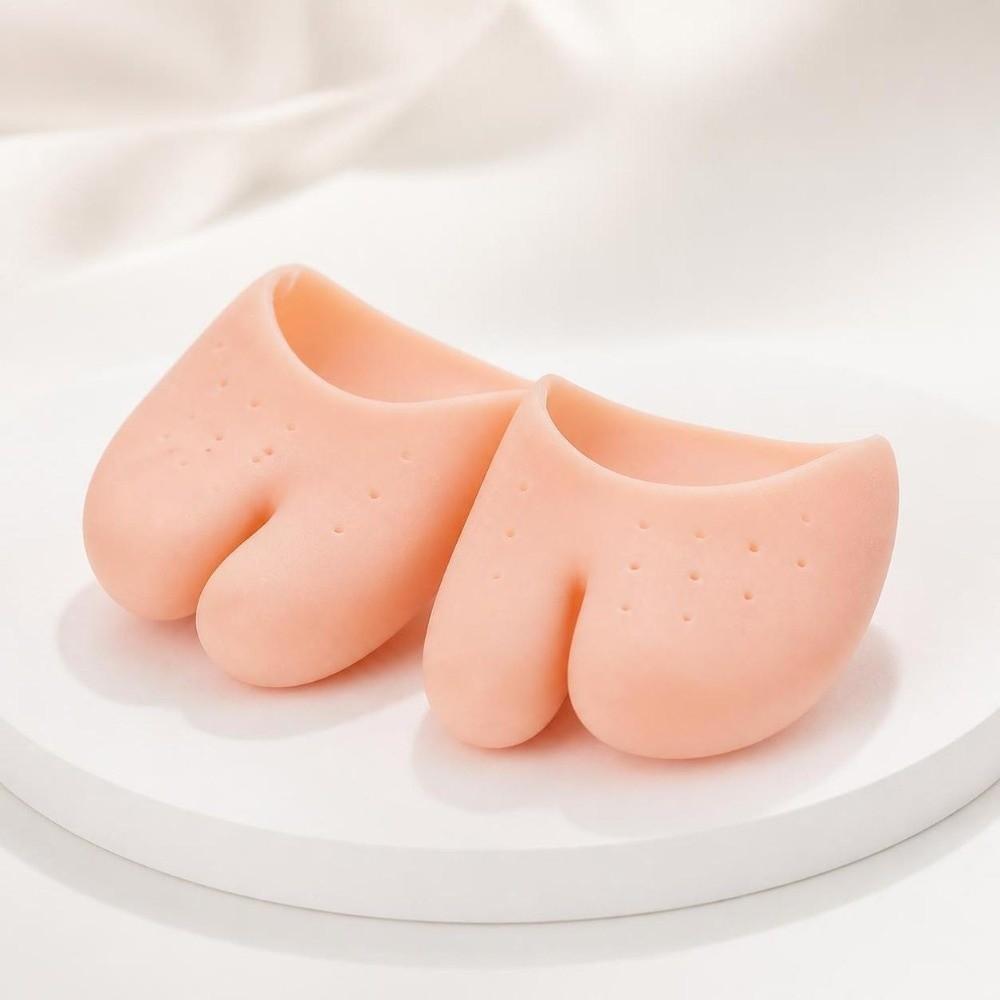 1 Pair Soft Toe Protector Sleeve Silicone Metatarsal Cushion Forefoot Toe Separator  High Heel Shoes