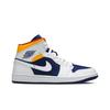 Air Jordan 1 Mid White Deep Royal Blue 554724-131