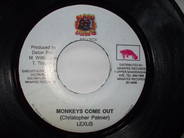 7inch Record LEXXUS - Monkeys Come Out NONE Madd Dawg Recor 1999 Jamaica Reggae, Ska & Dub Used