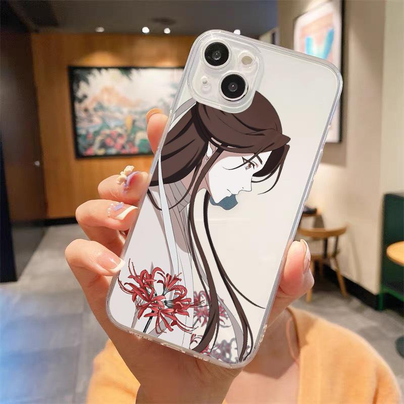 

Heaven Official s Blessing Luxury Transparent Soft Phone Case For iPhone 15 14 13 12 11 Pro Max XS X XR 7 8 Plus Cover Fundas iPhone 15Pro Max
