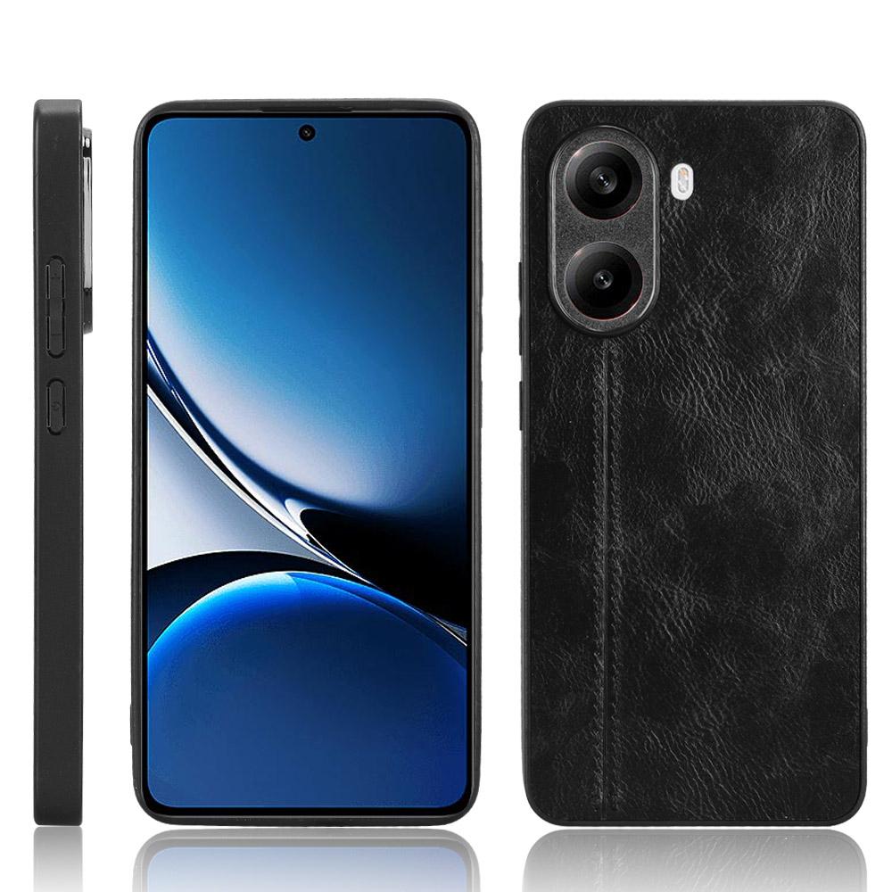 For Xiaomi Poco X7 Pro 5G Case Leather + TPU + PC Phone Cover Stitching Line