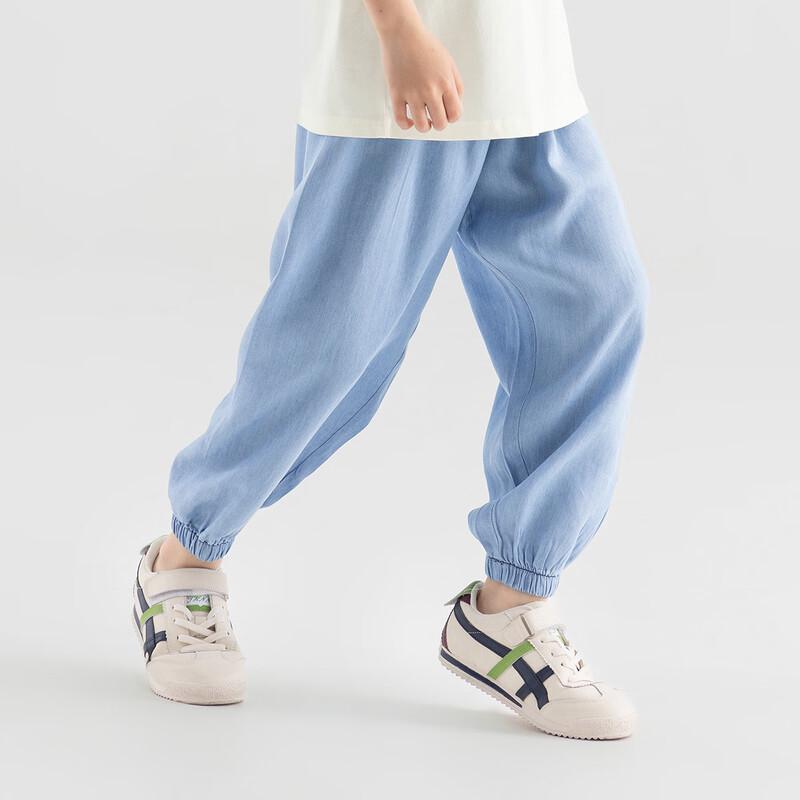 Boys  Summer Tencel Denim-Look Mosquito Repellent Casual Pants 160